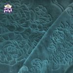 پتو گلبافت یک نفره برتر سبز آبی 60078 - Image 2