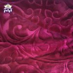 پتو گلبافت دو نفره برتر بنفش 35091 - Image 2
