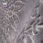 پتو گلبافت دو نفره برتر طوسی 35080 - Image 3