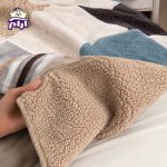 پتو یک نفره تدی شادیلون مدل کلاسیک قهوهای - تصویر 3
