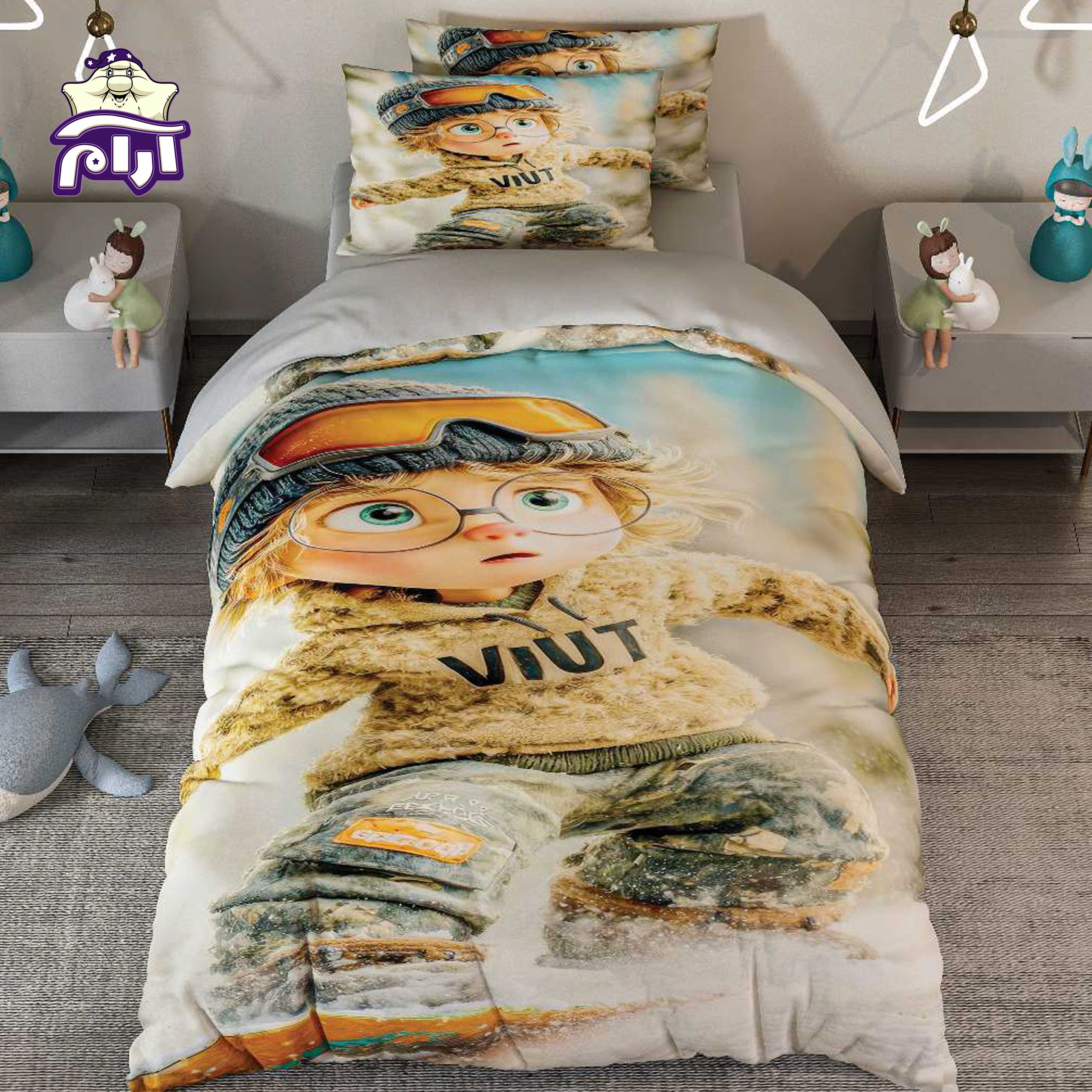 aramkhab.com-Karina-5-Piece-Single-Quilt-Bedspread-Set-–-Code-1038 سرویس روتختی لحاف یک نفره دنزو 5 تکه کد 1038