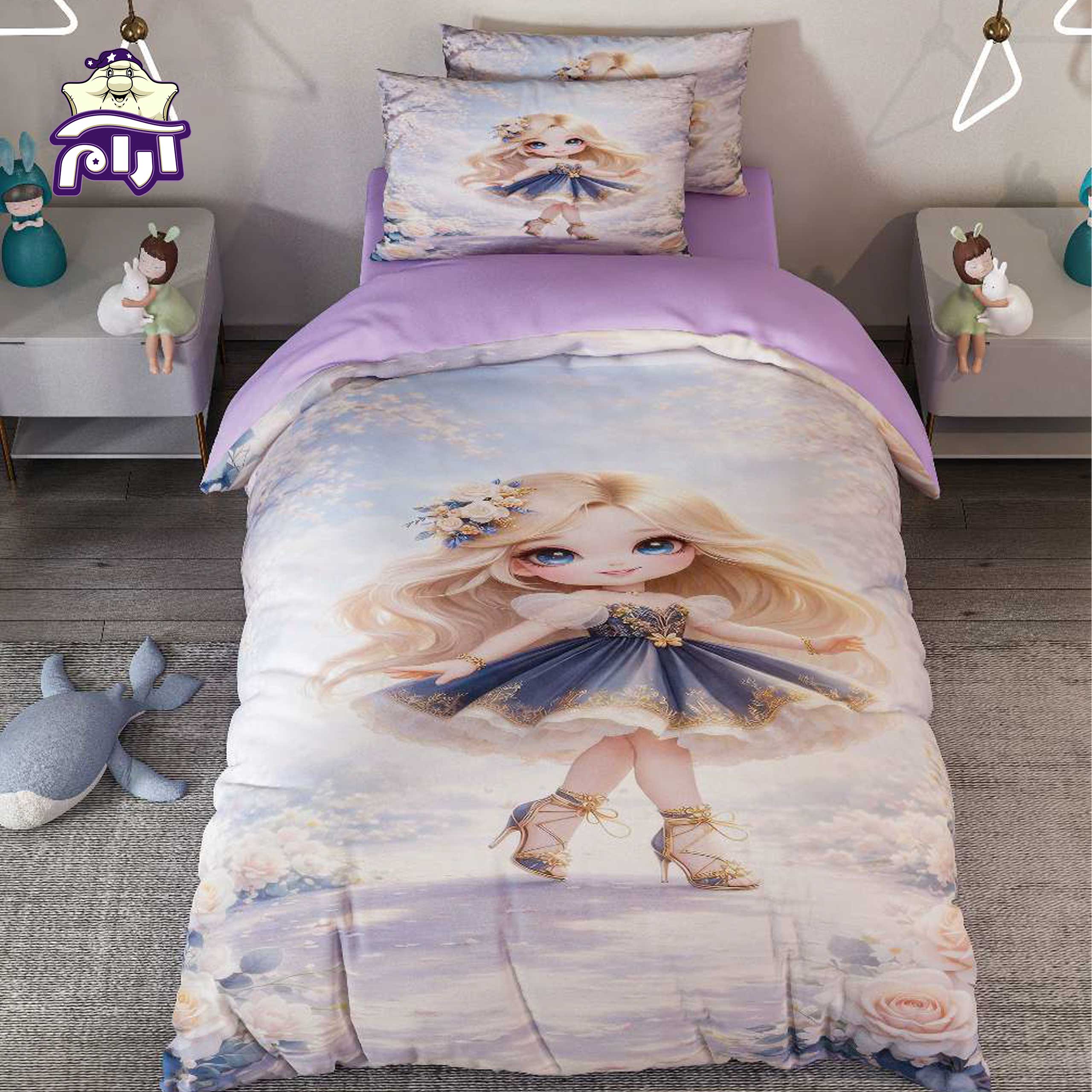 aramkhab.com-Karina-5-Piece-Single-Quilt-Bedspread-Set-–-Code-1075 سرویس روتختی لحاف یک نفره کارینا 5 تکه کد 1075