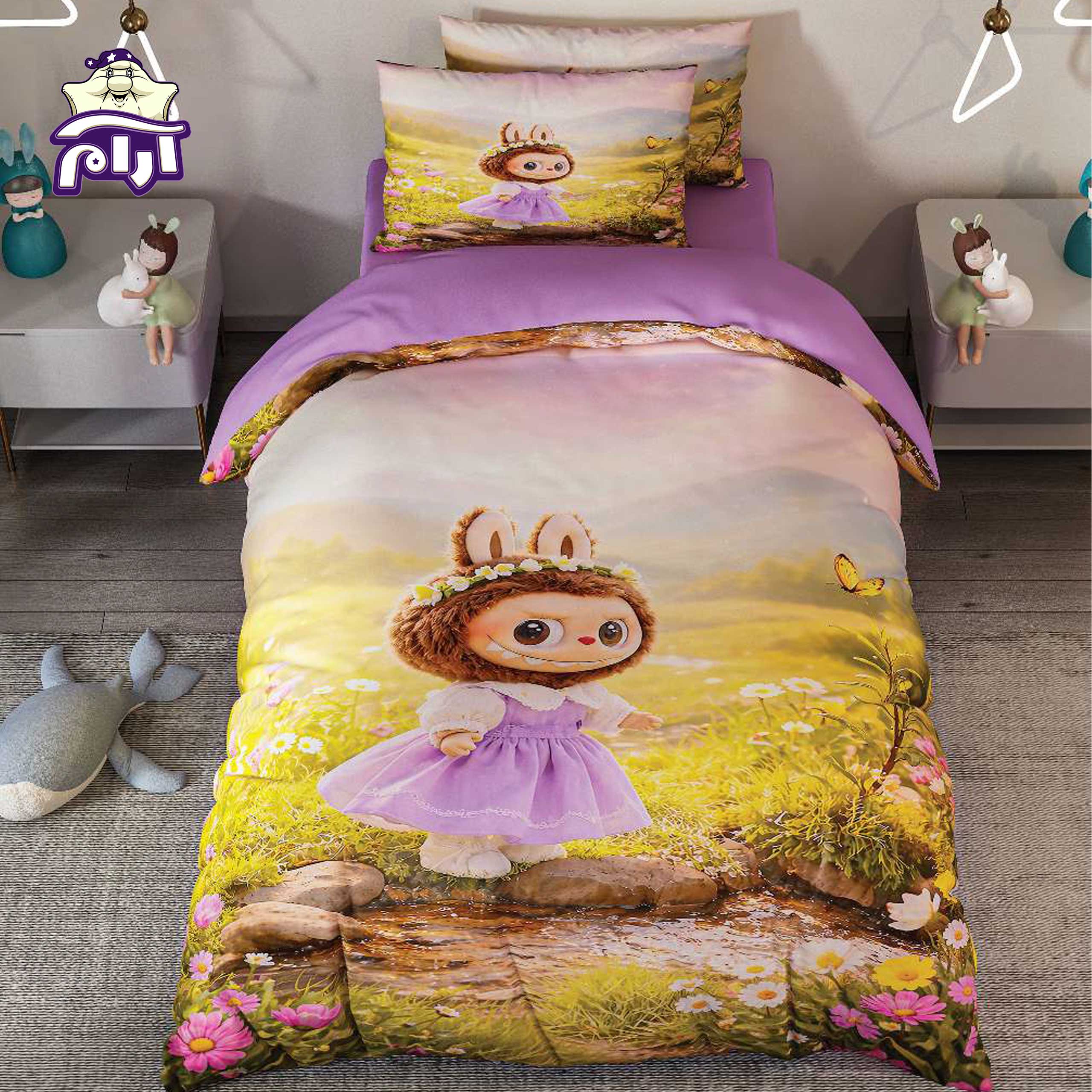 aramkhab.com-Karina-5-Piece-Single-Size-Quilt-Bedspread-Set-–-Code-1133 سرویس روتختی لحاف یک نفره دنزو 5 تکه کد 1133