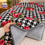 پتو یک نفره تدی شادیلون مدل کلاسیک گلدار - تصویر 2